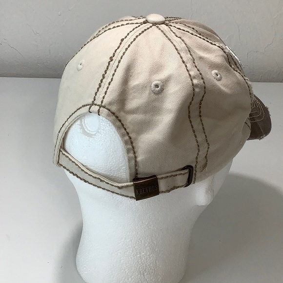 KBETHOS original vintage distressed large embroidered logo baseball hat Size OS - Picture 4 of 9